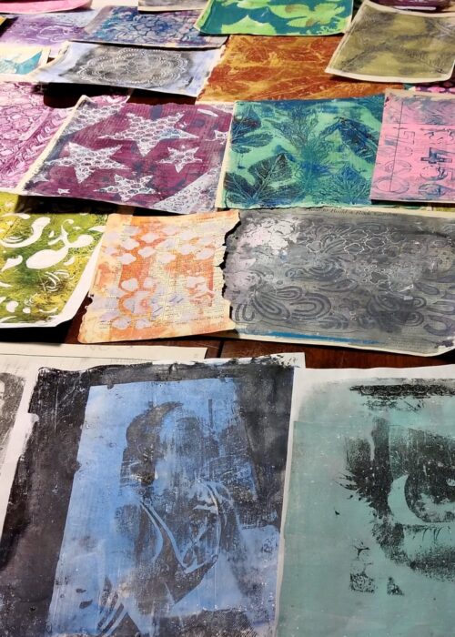 Monoprinting & Image Transfer with Gel Plates